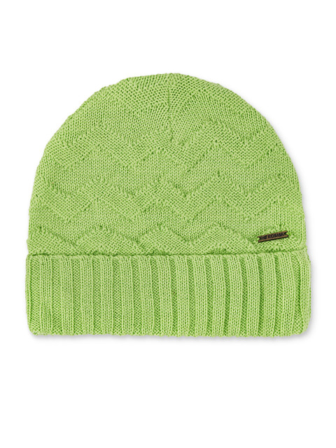 

Kosha Women Lime Green Self Design Beanie