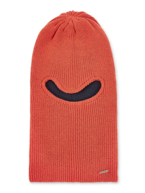 

Kosha Women Navy Blue & Orange Solid Reversible Beanie