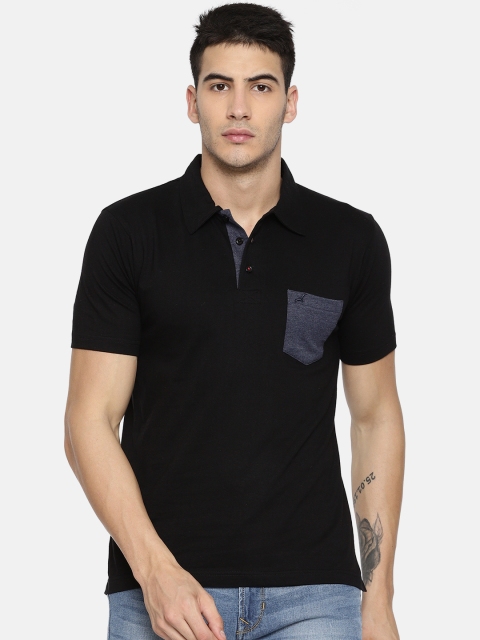 

American Crew Black Polo T-shirt