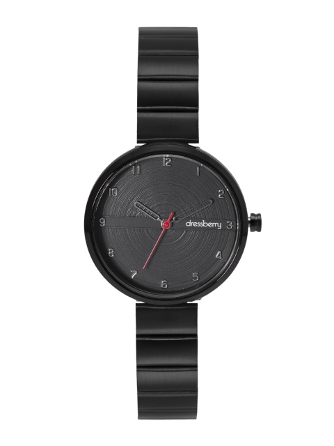 

DressBerry Women Black Textured Analogue Watch MFB-PN-LB-80406L