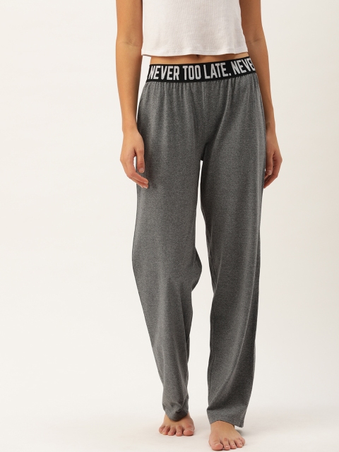 

Slumber Jill Women Grey Solid Lounge Pants