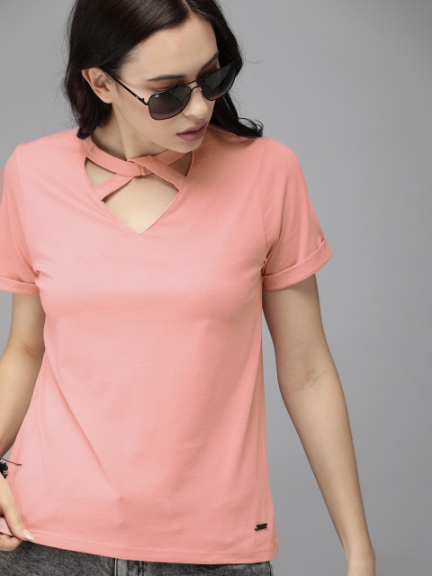 

Roadster Women Pink Solid Top