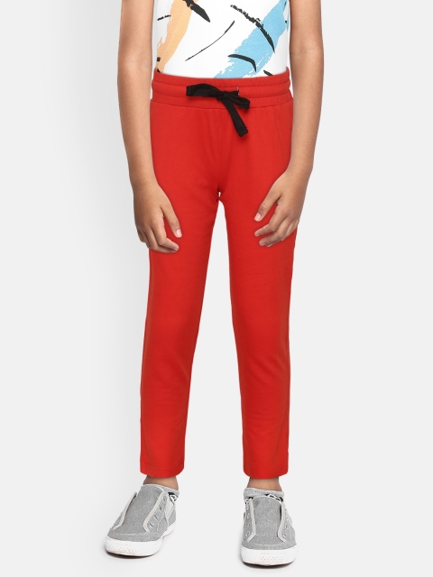 

Sweet Dreams Boys Coral Red Solid Lounge Pants
