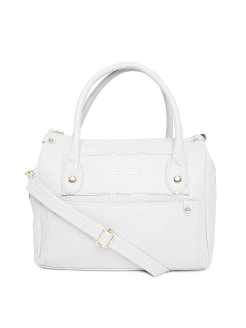 

Lino Perros White Textured Handbag