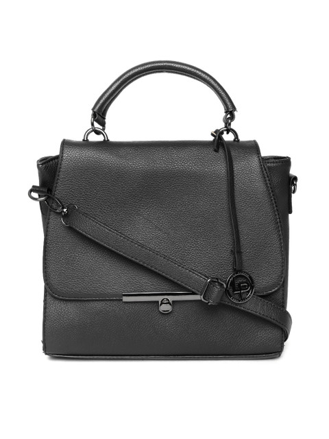 

Lino Perros Black Handbag with Sling Strap
