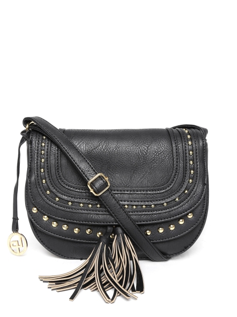 

Lino Perros Black Studded Sling Bag