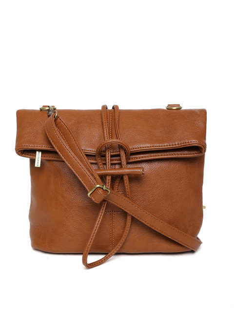 

Lino Perros Brown Textured Sling Bag
