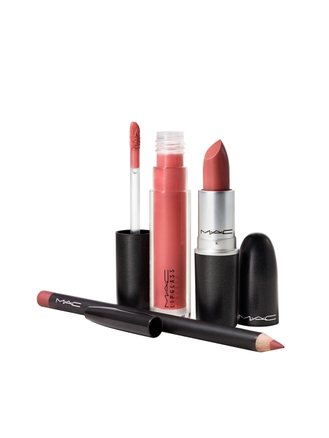 

M.A.C Firewerk It Lip Kit- Blush, Red