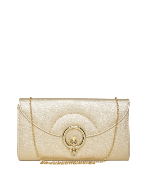 

Lino Perros Gold-Toned Clutch with Chain Strap