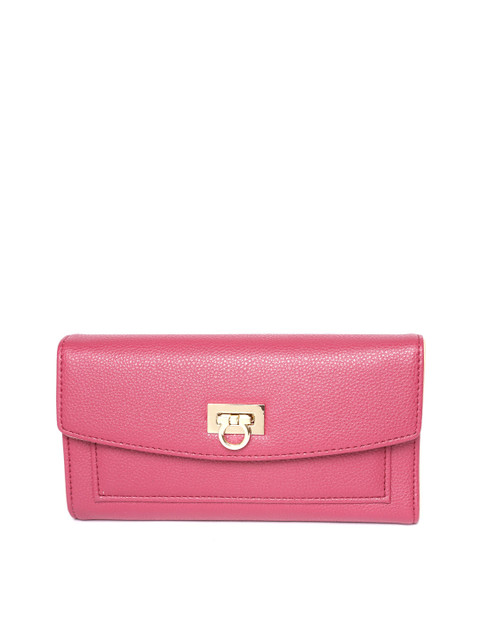 

Lisa Haydon for Lino Perros Women Pink Solid Two Fold Wallet