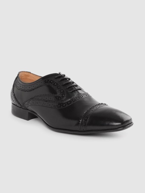 

CLOG LONDON Men Black Leather Formal Brogues