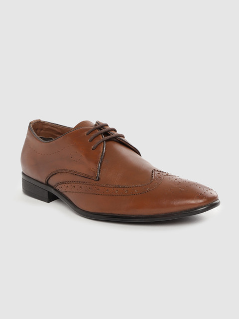

CLOG LONDON Men Brown Leather Formal Brogues