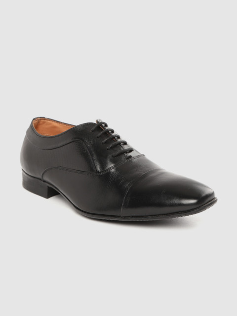 

CLOG LONDON Men Black Leather Formal Oxfords