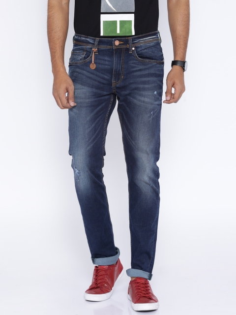

Being Human Clothing Blue Washed Skinny Fit Stretchable Jeans