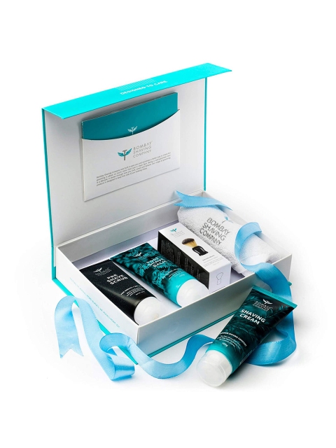 

Bombay Shaving Company Men Premium 5-in-1 Shaving Gift Kit, Blue