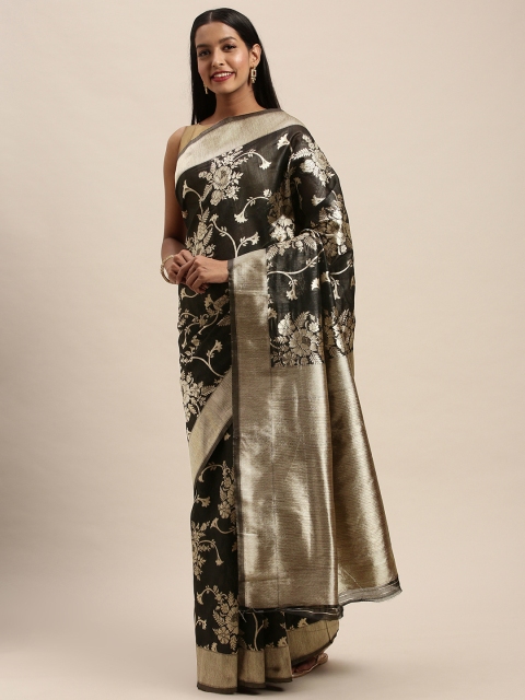

PACHE Red Art Silk Woven Design Banarasi Saree
