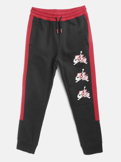 

Jordan Boys Black & Red Jumpman Classic Fleece Track Pants