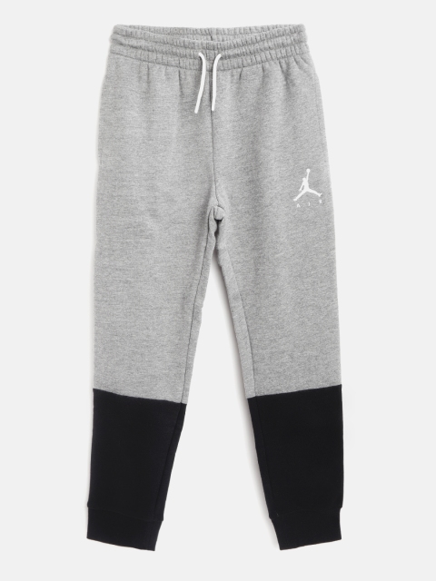 

Jordan Boys Grey Melange & Black Jumpman Air Fleece Track Pants