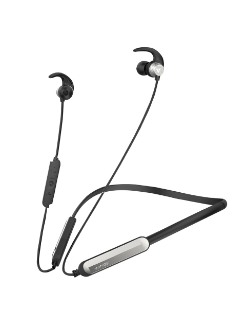 

Wings Unisex Grey Ryder Neckband Bluetooth 5.0 Wireless Earphones