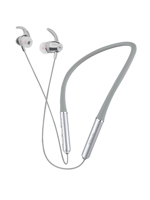 

Wings Unisex Grey Elevate Neckband Bluetooth 5.0 Wireless Earphones