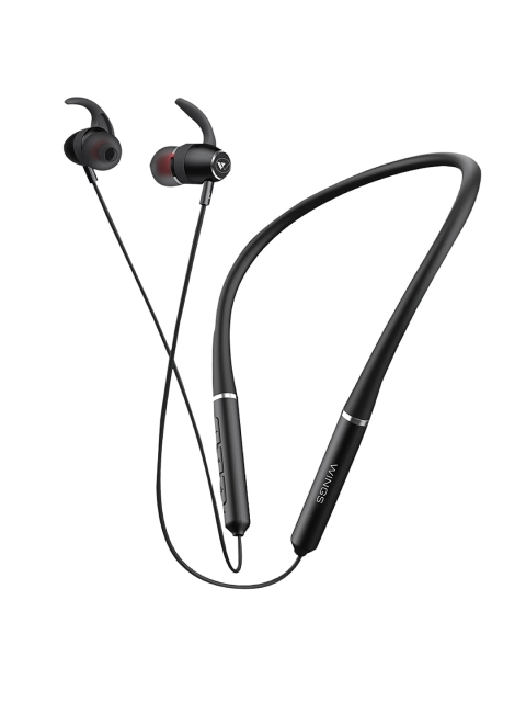 

Wings Unisex Black Elevate Neckband Bluetooth 5.0 Wireless Earphones