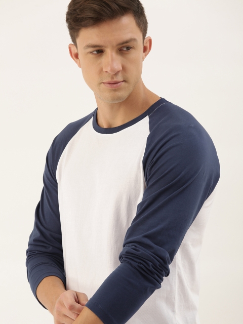 

INVICTUS Men White Raglan Sleeves T-shirt