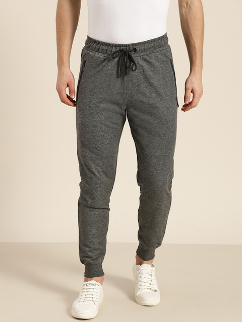 

Invictus Indoor Men Charcoal Grey Solid Joggers