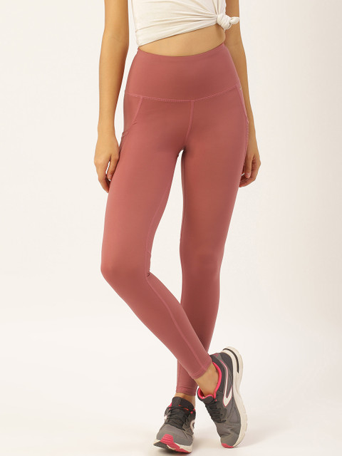 

Sweet Dreams Women Mauve High-Rise Solid Tights