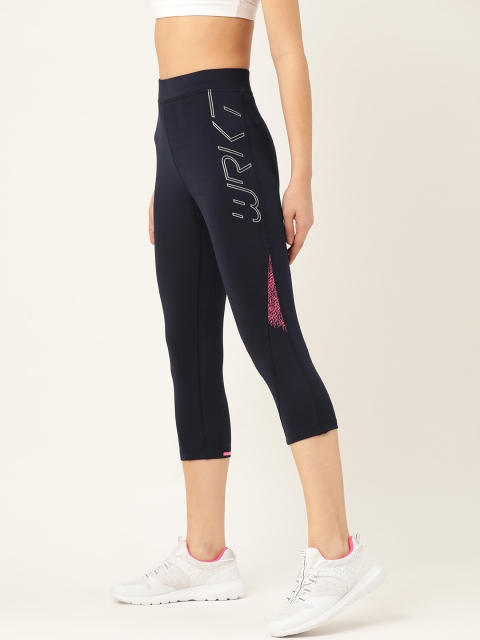 

Sweet Dreams Women Navy Blue 3/4th Workout Tights