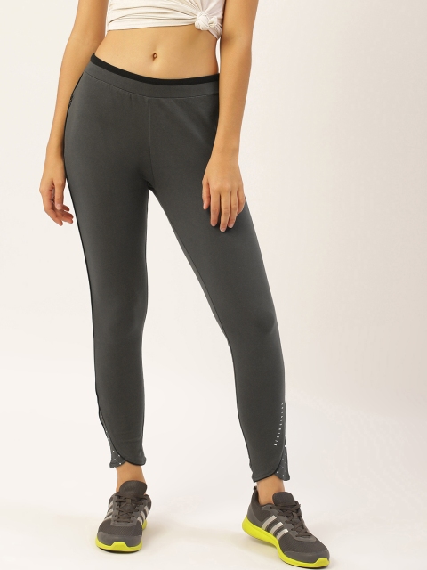 

Sweet Dreams Women Charcoal Grey Solid Fitted Track Pants