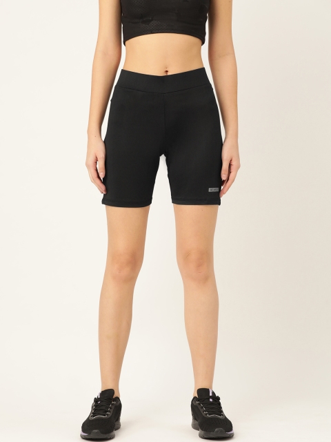 

Sweet Dreams Women Black Solid Sports Shorts