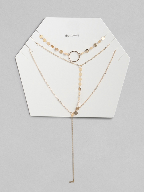 

DressBerry Gold-Plated Layered Necklace