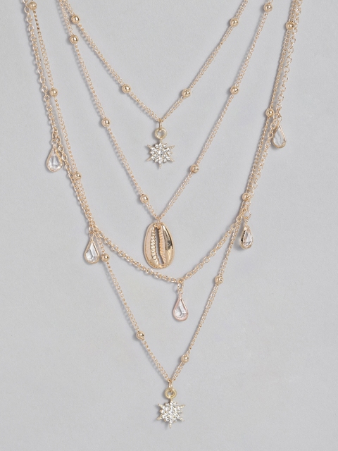 

DressBerry Gold-Toned Layered Necklace