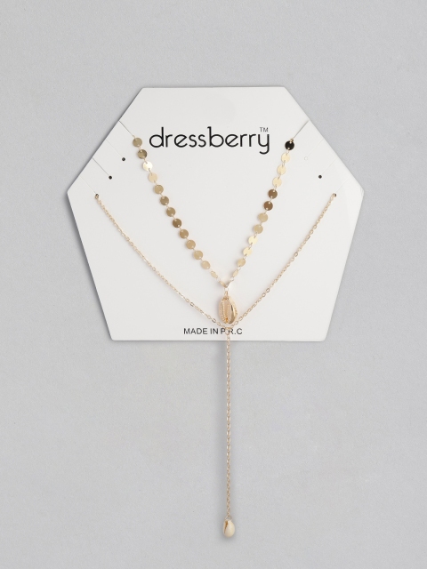 

DressBerry Gold-Toned Layered Necklace