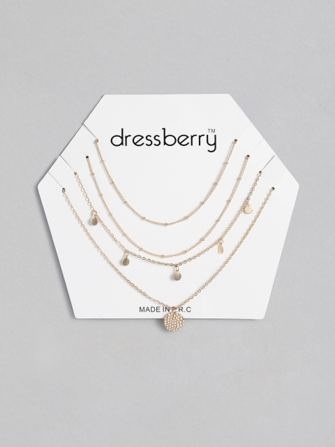 

DressBerry Gold-Plated Layered Necklace