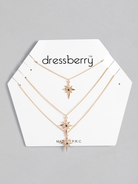 

DressBerry Gold-Toned Layered Necklace