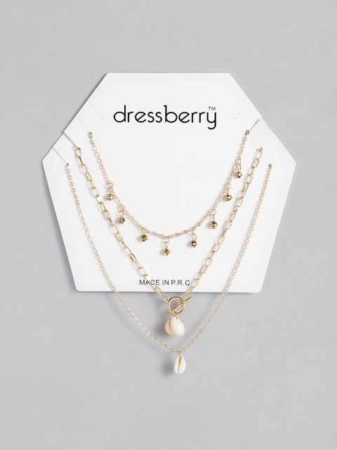 

DressBerry Gold-Toned Layered Necklace