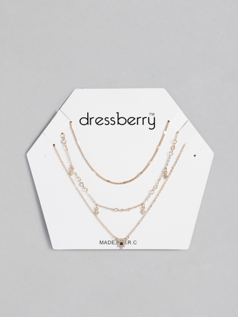 

DressBerry Gold-Toned Layered Necklace