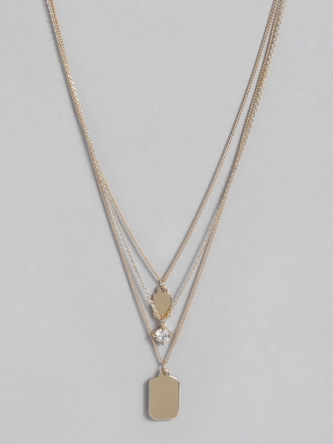

DressBerry Set Of 2 Gold-Toned Necklaces