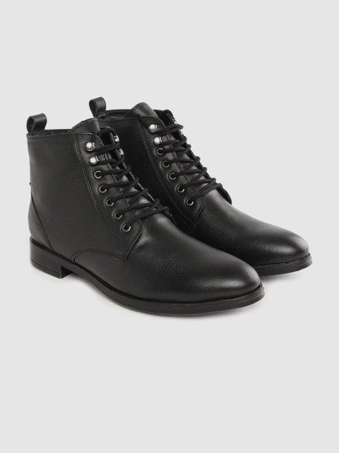 

CORSICA Women Black Solid Mid-Top Flat Boots