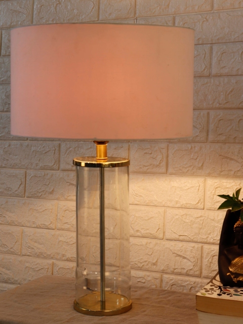 

Grated Ginger White Solid Facile Glass Table Lamp