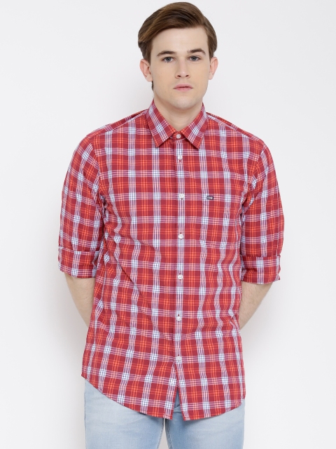 

Arrow Sport Red Checked Slim Fit Casual Shirt