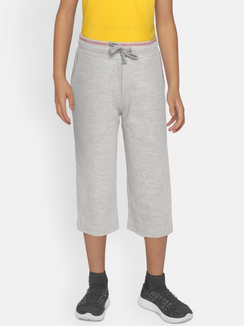 

Sweet Dreams Boys Grey Melange Solid Lounge Shorts