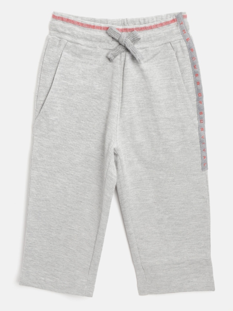 

Sweet Dreams Boys Grey Melange Solid Knitted Lounge Shorts