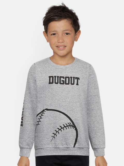 

GAME BEGINS Boys Grey Printed Sweatshirt