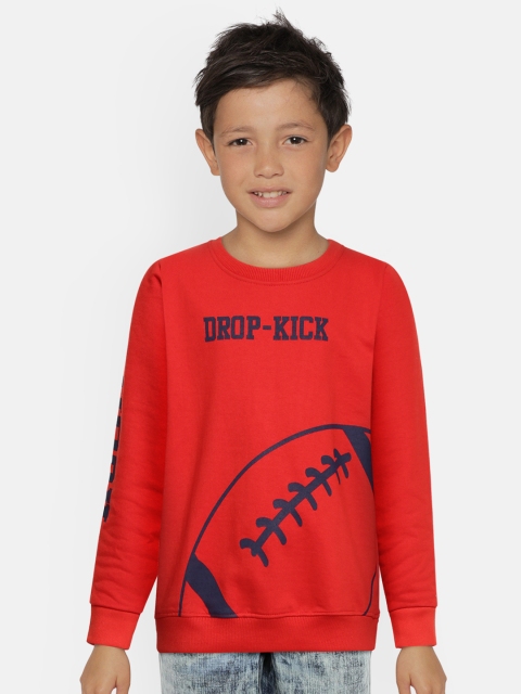 

GAME BEGINS Boys Red Printed Sweatshirt