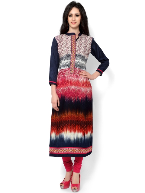 

Kvsfab Multicoloured Printed Kurta, Multi