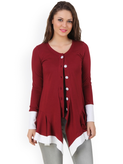 

Texco Maroon Cardigan