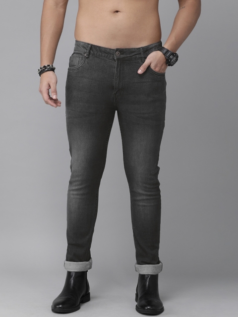 

Roadster Men Black Skinny Fit Mid-Rise Clean Look Stretchable Jeans