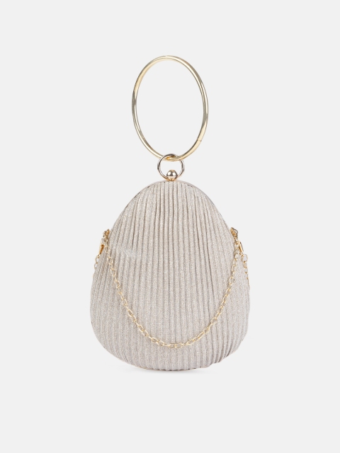 

DressBerry Gold-Toned Solid Potli with Chain Strap